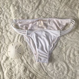 White VS bikini bottom